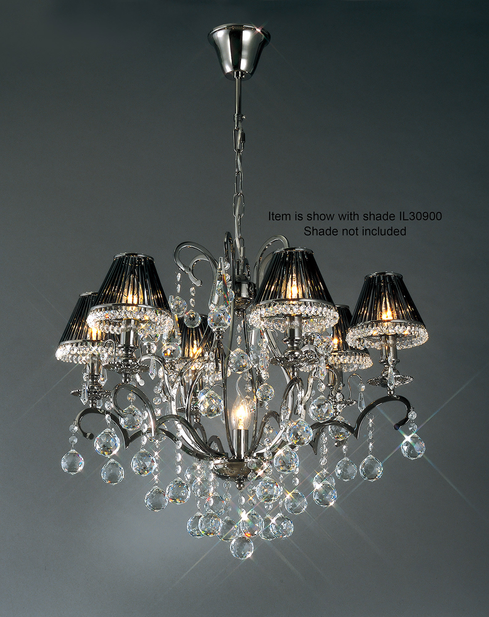 IL30916  Pescara Crystal Chandelier 7 Light